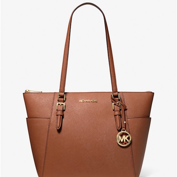 Michael Kors Charlotte Large Saffiano Leather Top-Zip - Picture 6 of 7